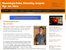 Tablet Screenshot of kineziologiepraha.cz